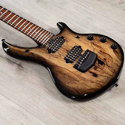 Ernie Ball Music Man Petrucci Majesty 7 Spalted Maple Guitar Spice Melange • $6199