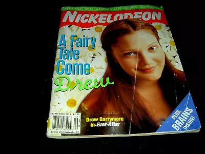 Nickelodeon Magazine-- September 1998 Drew Barrymore • $9.99