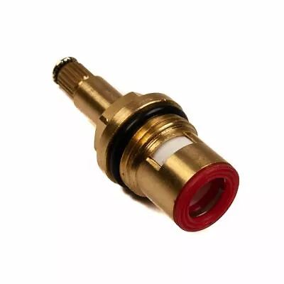 Ceramic Tap Valve 1/2  Bsp Hot Red Replacement Cartridge 20 Spline Ref-PRHT • £4.99
