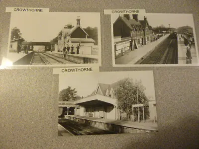 Crowthorne Railway Station Berkshire Photographs X 3 • £2.49