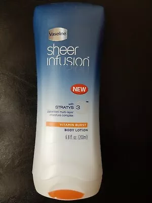 Vaseline :: Sheer Infusion :: Vitamin Burst Body Lotion W/Stratys 3. Never Used • $23