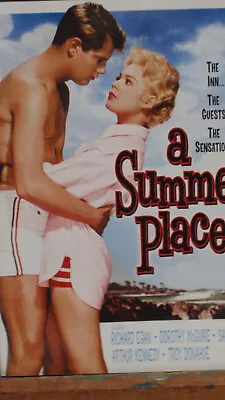 A SUMMER PLACE Troy Donahue Sandra Dee Richard Egan Dorothy McGuire - 1959 • $4.50