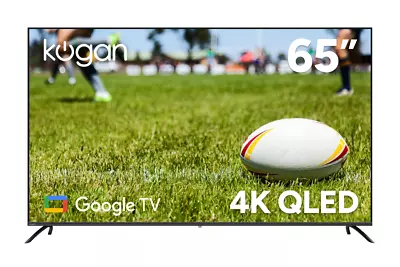 Kogan 65  QLED 4K Smart Google TV - Q98J 65 Inch TVs • $804