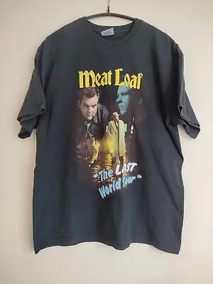 Meat Loaf T Shirt *Vintage* The Last World Tour Y2K • £28.95