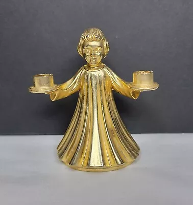 Vintage Brass Choir Girl/Boy Minature Tapered Candle Holder  • $9.99