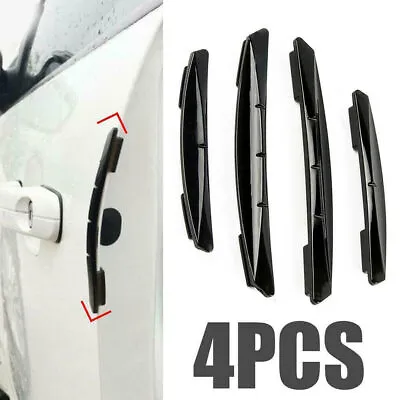 4x Car Accessories Door Edge Scratch Anti-collision Protector Guard Strips Black • £5.99