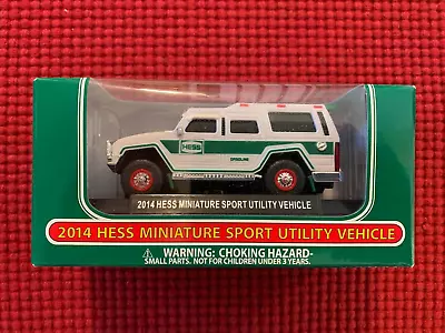 2014 HESS Truck RARE Miniature Mini SUV Sport Utility Vehicle New In Box • $14.95