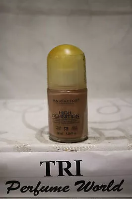 Max Factor HIGH DEFINITION Perfecting Make-up # 213 CREAM BEIGE 1.25 Fl.oz. • $43.21