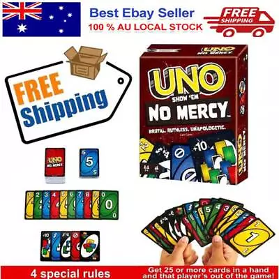 New Unos - Show Em No Mercy Card Game-168 Cards Free Shipping AU STOCK • $1.96