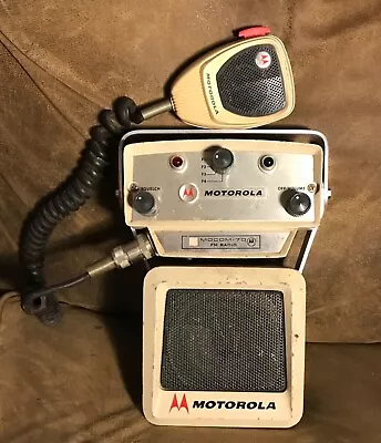 Vintage Motorola Mocom 70 Radio Controls In Custom Bracket Set • $225