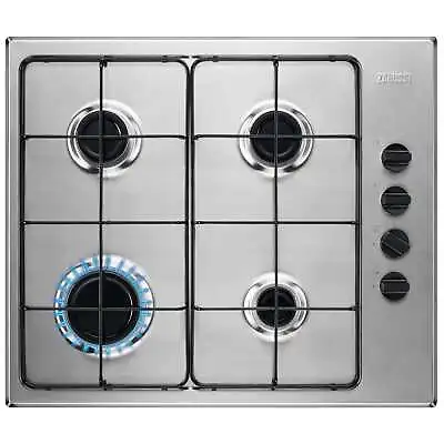 Traditional Four Ring Gas Hob In Stainless Steel Zanussi ZGNT640X • £114.99