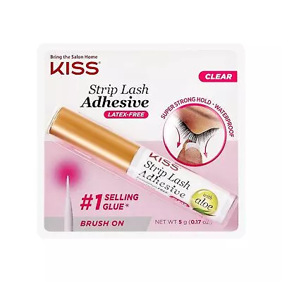 KISS Strip Lash Adhesive Lash Glue 24hr Strip Eyelash Adhesive Clear • $6.94