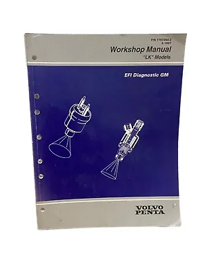 VOLVO PENTA EFI Diagnostic GM  LK  Models Manual   7797364-2 • $7.95