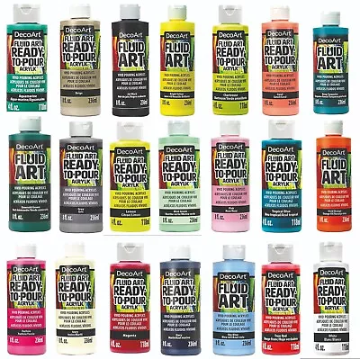 £8 • Buy DecoArt Paint Pouring - Multi Surface - Single Bottles - Ready To Pour Fluid Art