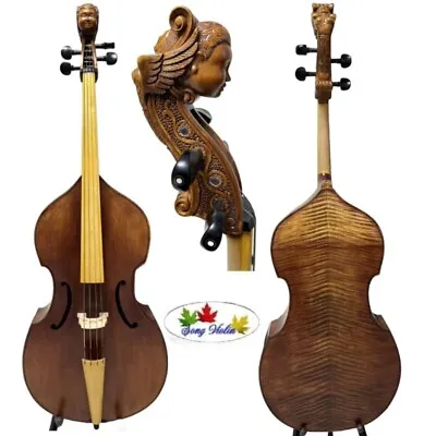 Baroque Style Song Maestro Viola Da Gamba Carved Angel Scroll 29 1/2  #15821 • $1299