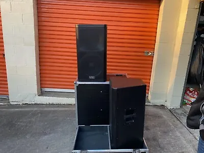 (2) QSC KW 152's With ProX Case  +  (2) QSC Speaker Bags • $2800