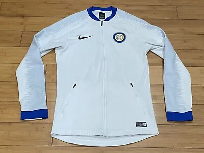 $27.99 • Buy Rare Nike Dri-Fit White Inter Milan Track/ Warmup Jacket Size Small 