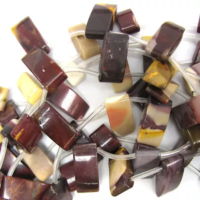 14mm Mookaite Rectangle Beads 16  Strand • $5.49