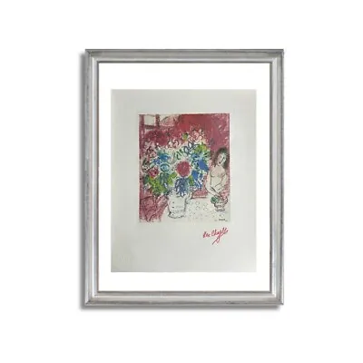 Marc Chagall  Woman With Flower...  Original Signed Lithograph - Limited Edition • $104.40