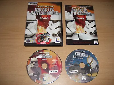 £9.99 • Buy Star Wars GALACTIC BATTLEGROUNDS SAGA Pc Inc Base Game + CLONE CAMPAIGNS Add-On