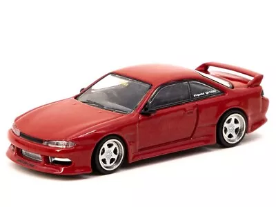 Tarmac 1/64 Vertex NISSAN Silvia S14 Diecast Model Car -RED- • $16.99