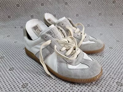 MAISON MARGIELA  Replica Leather/Suede Sneakers Size 37 • $215