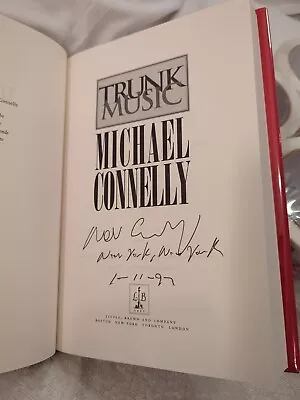 SIGNED By Michael Connelly NEW YORK CITY ~ Trunk Music & Void Moon ~ Unique!!! • $79.95