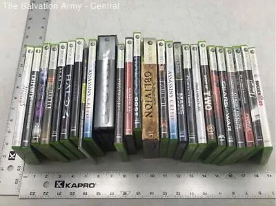 Assorted Microsoft Xbox 360 Gears Of War Fallout 3 Video Games Lot Of 26 • $142.49