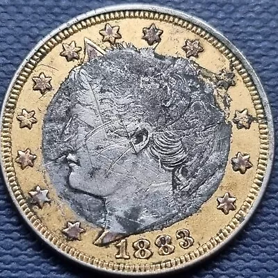 1883 Racketeer Liberty Head Nickel 5c Better Grade XF Details #69296 • $24.99
