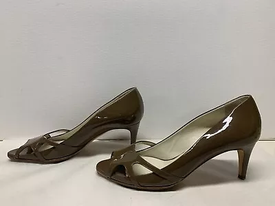 £47.47 • Buy Rupert Sanderson Size 6M Sage Green Cut-out Patent Leather Pumps Shoes 