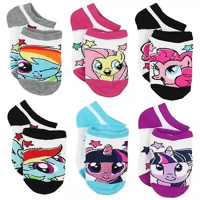 Planet Sox My Little Pony Girls 6 Pack Socks (Toddler/Little Kid/Big Kid/Teen) • $12.99