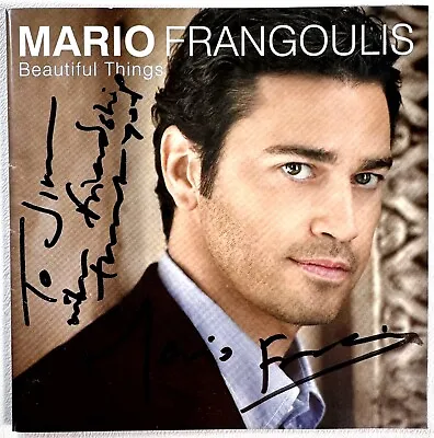 Mario Frangoulis Autograph Beautiful Things CD 2011 Sony Music Vanessa Williams • $19.95