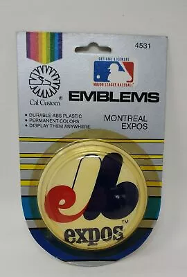 Vintage Cal Customs Montreal Expos Plastic Vehicle Emblem V2 • $12.99