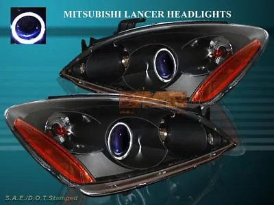 2004-2006 Mitsubishi Lancer Projector Headlights One Halo Ccfl • $241.99