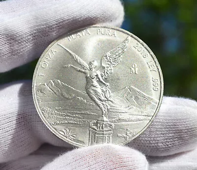 2018 1 Oz Silver Mexico Libertad .999  BU  Low Mintage ! • $74