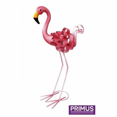 Primus Metal Forward Facing Flamingo Garden Ornament Art Sculpture New Gift • £21.99