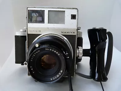 Mamiya Super 23 CameraM.SEKOR 127/4.7 Lens Grip And 6x7 120 Film Back.READ! • $170