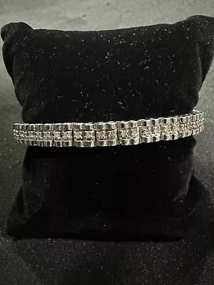 .925 Diamond Tennis Bracelet Size 6.75 Read  • $60