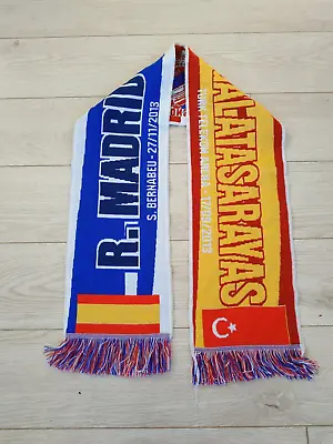 Real Madrid Vs Galatasaray Match Football Scarf 2013 • $16