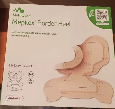 💟Molnlycke 282790 Mepilex Border Heel Dressing 8.7 X 9.1  10/Box  12/2025💟 • $64.99