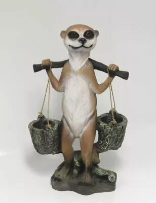 Meerkats Water Carrier Animal Figure/Ornament From Artificial Stone Z1585 • $137.83