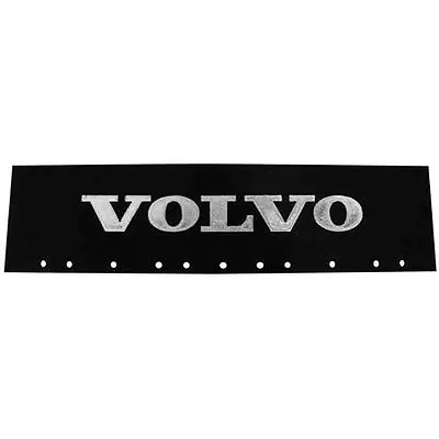 $50.55 • Buy Volvo Black & Silver 6  X 24  Semi Truck Mud Flap-quarter Fender Flaps-Pair