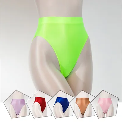 £2.19 • Buy Womens Men Underwear Glossy Lingerie Briefs Wet Look Knickers Shiny Panties 99