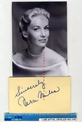 Vera Miles Vintage Signed Card Psycho AFTAL #145 • $12.62