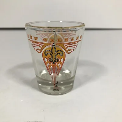 $10.49 • Buy New Orleans Saints Logo Fireball 1.5 Oz Clear Shot Glass