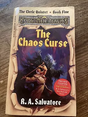 Forgotten Realms The Chaos Curse (Cleric Quintet) By Salvatore R.A. PB 1st Ed • £10