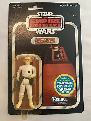 Star Wars ESB Empire Strikes Cloud Car Pilot Figure 45 Back MOC Vintage Debut • $425