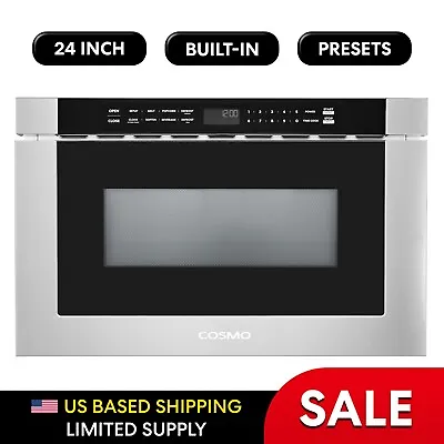 24 In. Built-In Microwave Drawer (Open Box) Touch Presets Sensor Cooking • $650