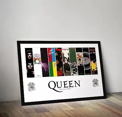 QUEEN Album Cover Poster - Professional Print - Wall Art Gift - Freddy Mercury • £6.49