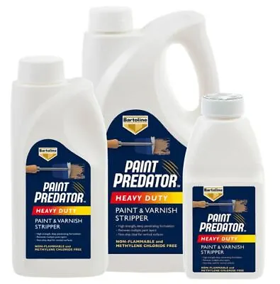 Heavy Duty Paint And Varnish Stripper Remover Bartoline Paint Predator ALL Sizes • £8.95